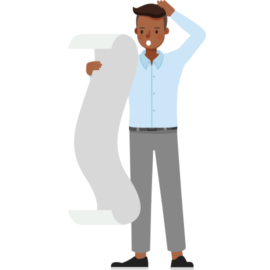 Categorized transaction list ready for the cash flow table